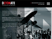Tablet Screenshot of detonatetravel.com